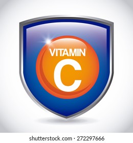 vitamin c design, vector illustration eps10 graphic 