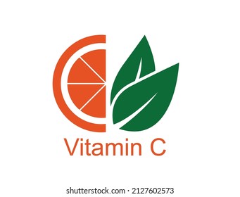 ilustración vectorial de icono vitamina c