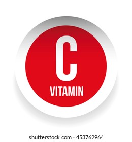 Vitamin C label sticker