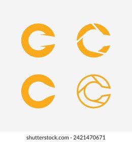 vitamin c logo and letter C logo  vector design vector icon health nutrition