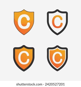 vitamin c logo vector design vector icon health nutrition