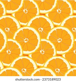 Vitamin C pattern orange juicy