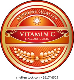 Vitamin C Supreme Quality Label