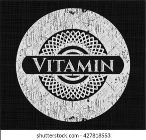 Vitamin chalk emblem