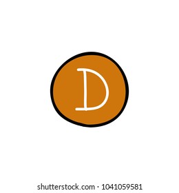 vitamin D doodle icon