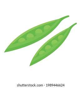 Vitamin d peas icon. Isometric of Vitamin d peas vector icon for web design isolated on white background