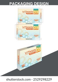 Vitamin D3 Medicine Box Design