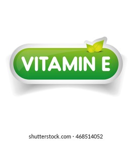 Vitamin E Label Vector