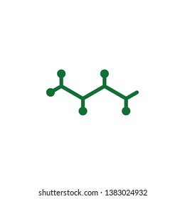 Vitamin, formula green icon. Element of vitamin icon. Thin line icon for website design and development, app development. Premium icon