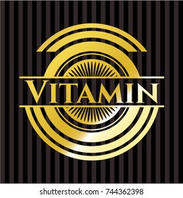 Vitamin gold emblem