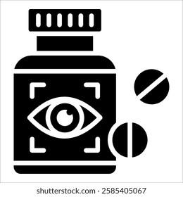 Vitamin A Icon Element For Design