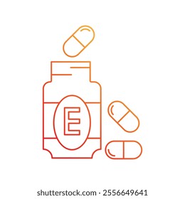 vitamin icon with white background vector stock illustration