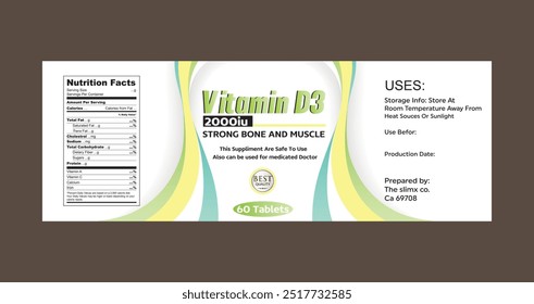 vitamin label template, multi vitamin label, Supplement, vitamin label design, food design, health design, bottle product jar label, vita, packaging,