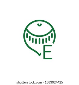 Vitamin, nut green icon. Element of vitamin icon. Thin line icon for website design and development, app development. Premium icon