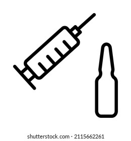Vitamin nutrition flat line icon. Healthy food supplement - Vitamin, Mineral supplement, Pill. Outline sign for mobile concept and web design, store.