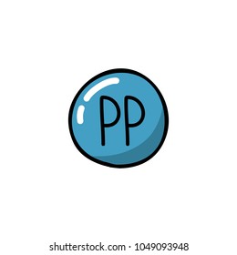 vitamin PP doodle icon