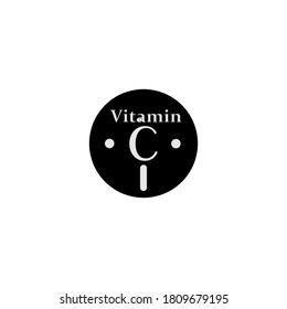 Ilustración del vector del símbolo de vitamina
