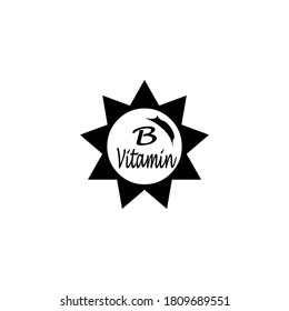 Vitamin-Symbol-Symbol, Vektorgrafik-Design