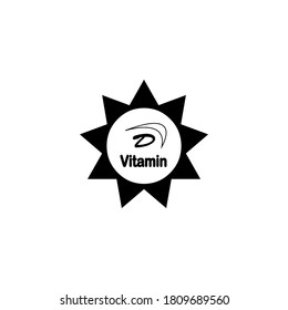 Vitamin symbol icon vector design illustration