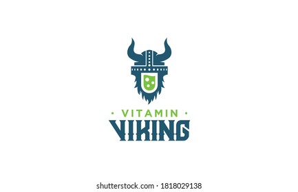 Vitamin Viking Vector Logo Design Inspirations