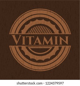 Vitamin wood emblem