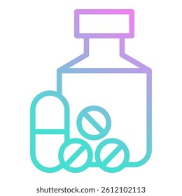 Vitamins Icon Element For Design