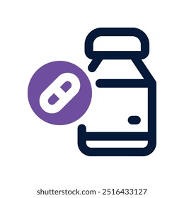 vitamins icon. vector dual tone icon for your website, mobile, presentation, and logo design.