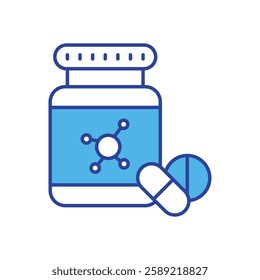 Vitamins icon vector stock illustration