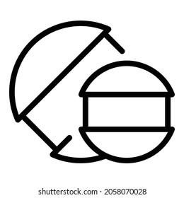 Vitamins tablet icon outline vector. Medical pill. Drug supplement