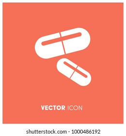 Vitamins Vector Icon Illustration