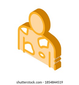vitiligo problem icon vector. isometric vitiligo problem sign. color isolated symbol illustration