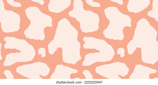 Vitiligo skin disease Seamless vector pattern. Happy day of self love. Health Banner concept in cartoon doodle style. Depigmentation of body, face, hand.