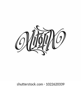 VITORIA AMBIGRAM CONCEPT