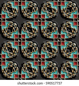 Vitreous enamel pattern. Abstract vector texture for corporate style, interior design, textile, print or web design.