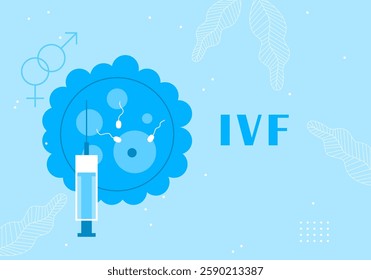 In vitro fertilization. Artificial insemination, fertilisation, Injecting sperm into egg cell. Assisted reproductive treatment