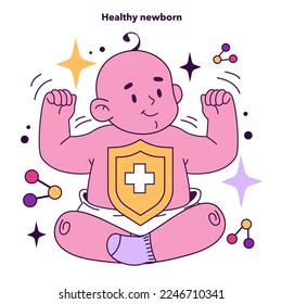 In vitro fertilization benefit. Infertility and problem with reproduction solution. Artificial pregnancy with modern technology. Flat vector illustration