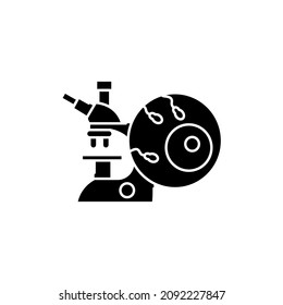 In vitro fertilization olor line icon. Pregnancy. Pictogram for web page, mobile app, promo.