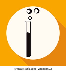 vitro icon on white circle with a long shadow