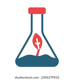 In Vitro Vector Glyph Two Color Icons For Personal And Commercial Use.
