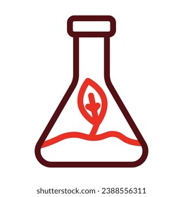 In Vitro Vector Thick Line Two Color Icons For Personal And Commercial Use.
