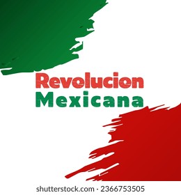 Viva la Revolucion Mexicana, Long live Mexican Revolution Spanish text, Traditional mexican Holiday