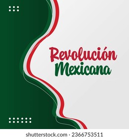 Viva la Revolucion Mexicana, Long live Mexican Revolution Spanish text, Traditional mexican Holiday