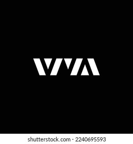 viva logo. Negative space viva logo.