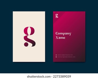 Viva magenta business cards. Business card template, vector illustration design. Viva magenta simple vector background. Trend color of year 2023