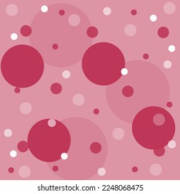 Viva Magenta colors dots pattern. Texture pattern for napkins, fabric, shirts, dresses, bedding, blankets, tablecloths and other textiles. Template for ornament.