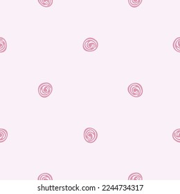 Viva magenta geometric seamless vector pattern. Whimsical color of the year folk art geo background. 