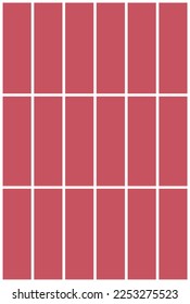 Viva magenta vertical brick pattern background. Brick wallpaper. Simplicity. Backdrop. Gift wrap. Postcard. Graphic design.Vector pattern.Colourful pattern. Multicolour pattern. Pink colour tone.