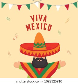 Viva Mexico with Character Mexico Clothes