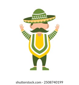 Viva Mexico Character Vector Design