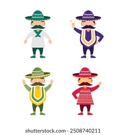 Viva Mexico Character Vector Design